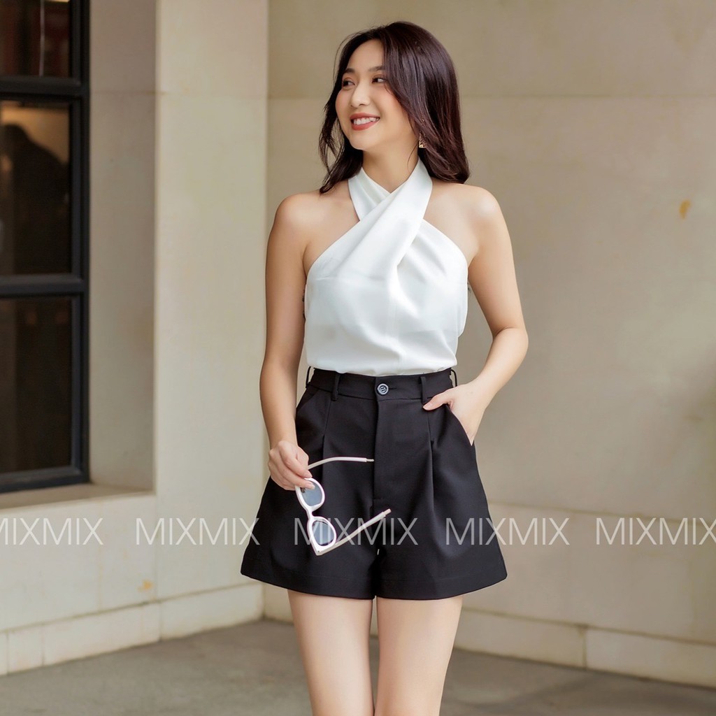Quần Short kaki nữ cá tính - MIXMIX - Hàng thiết kế - Hình độc quyền shop chụp