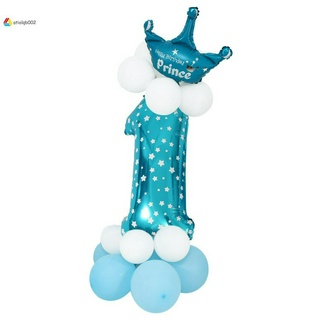 1 bong bóng hình chữ số trang trí tiệc sinh nhật cho bé