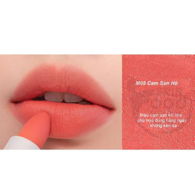 ✅ (HÀNG CHUẨN AUTHENTIC) Son Thỏi Lì, Lâu Trôi , Lên Màu Chuẩn Romand Zero Layer Lipstick 3.8g