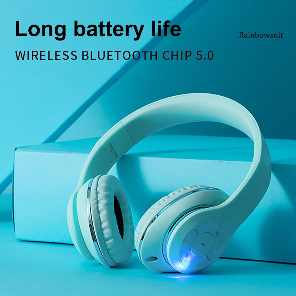 Tai Nghe Bluetooth Không Dây Âm Thanh Siêu Trầm Có Thể Gập Lại Được