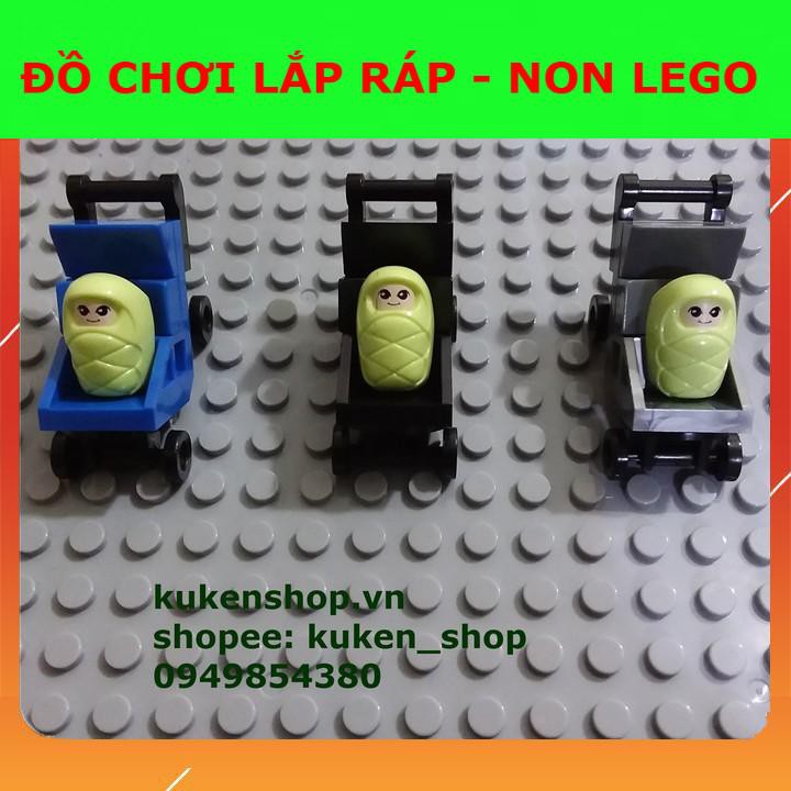 Đồ Chơi Phụ Kiện Xe Đẩy Em Bé NO.1062 - Phụ Kiện MOC