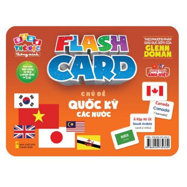 [NHẬN QUÀ 0đ] Thẻ học thông minh cho bé, flashcards 20 chủ đề, 296 thẻ cho bé học tiếng Anh, tiếng Việt, kích thước lớn