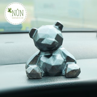Khuôn Silicon Khối 3D Gấu Teddy