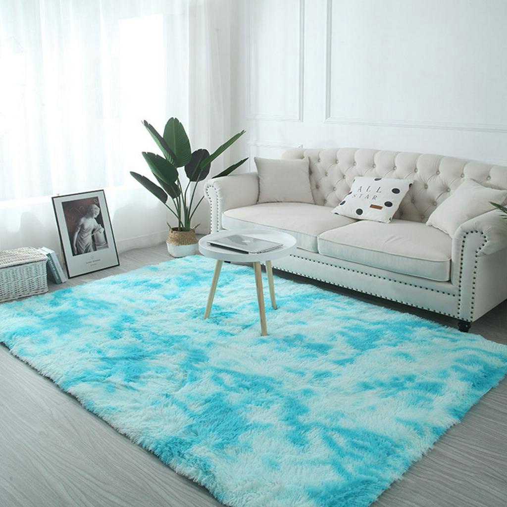 Thảm lông lót sàn chống trượt trang trí nhà cửa thời trang