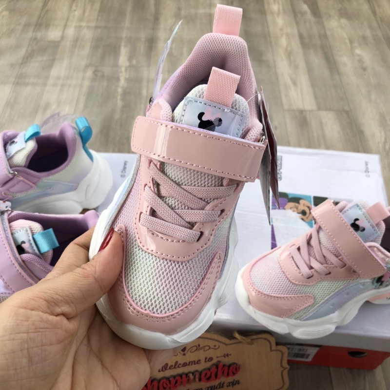 Giày thể thao bé gái Mickey Muose nhẹ mềm