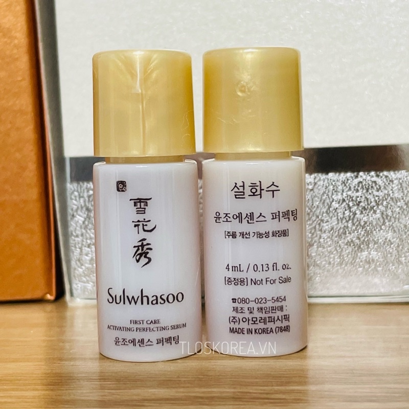 [4Ml]Sulwhasoo First Care Activating Serum Ex - Tinh Chất Khởi Nguồn Chăm Sóc Bước Đầu/Mở Dưỡng/Tăng Hấp Thụ/Giảm Lão