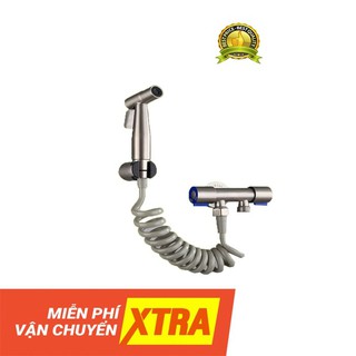 [Gagonho] van 2 cổng xả thông minh, bộ vòi xịt vệ sinh inox 304