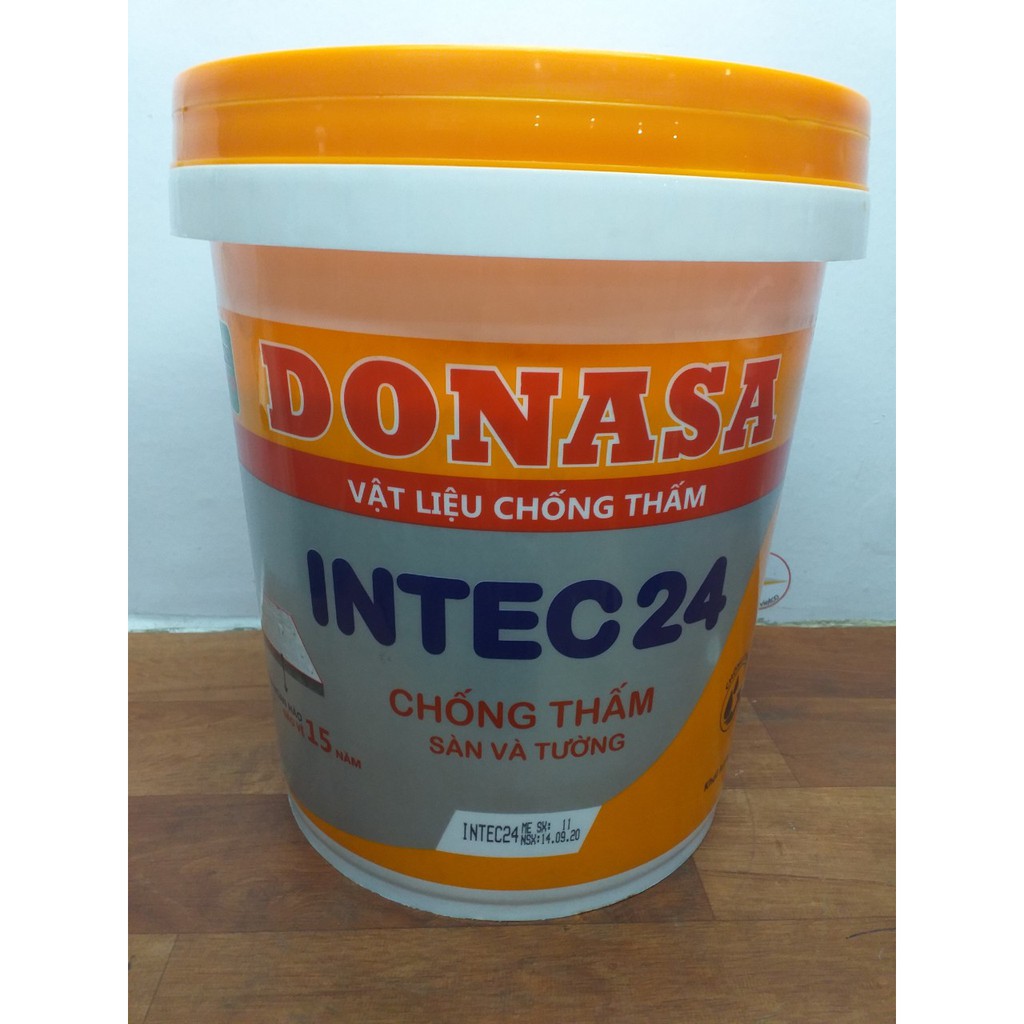 Vật liệu chống thấm sàn và tường Donasa Intec 24 _ Thùng 18kg