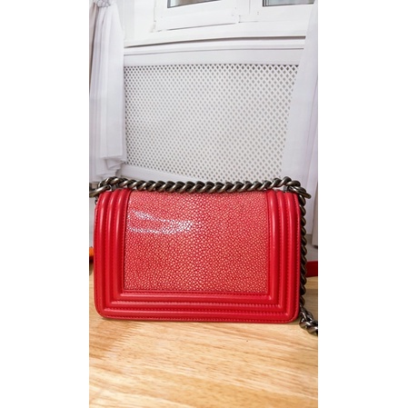 Túi xách cn boyy da đuối mài size 20 si tuyển