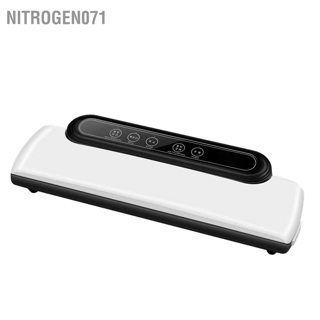 Nitrogen071 Máy Hút Chân Không Thực Phẩm Mini Gia Đình Cao Cấp DTM 600, Tặng Kèm Túi Hút 1 Mặt Nhám