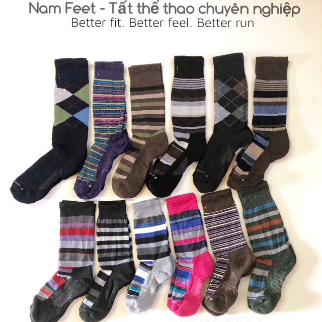 Tất Khử mùi 🔺 cao cổ xuất khẩu Mỹ, màu Vintage, form ôm vĩnh viễn, bền bỉ, khử mùi tuyệt đối