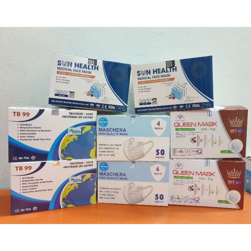 Khẩu trang y tế 4 lớp, chống bụi, chống dịch bệnh | BigBuy360 - bigbuy360.vn