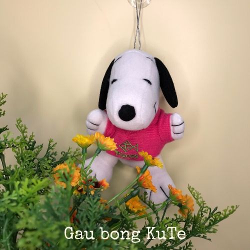 Gấu bông chó Snoopy móc khóa, hít treo
