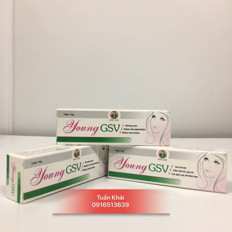 Kem mờ sẹo thâm young Gsv 15g