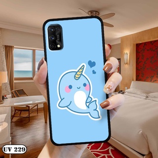 Ốp lưng nhám in hình 3D Realme 7 Pro