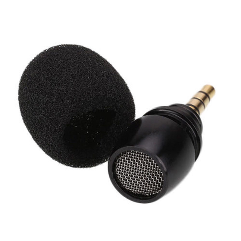 1x Stereo Microphone 3.5mm Mic for iPhone5 6s 6 Plus Samsung iPad laptop phone