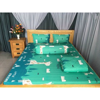 ga thun❤❤FREESHIP❤❤drap thun_ bộ drap thun hàn 4 món