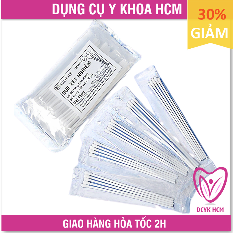 ⚡Now+Grab⚡| Que Gòn Xét Nghiệm: Bảo Thạch (Bịch 100 cái) - GK0207