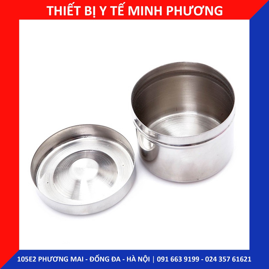 Hộp đựng bông cồn inox 304 phi 6 phi 8 phi 10 dùng trong y tế