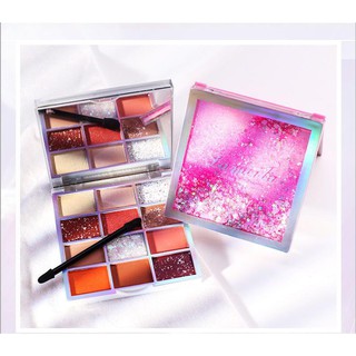 Phấn mắt 12 ô nhũ kim tuyến Lameila 12 color eyeshadow