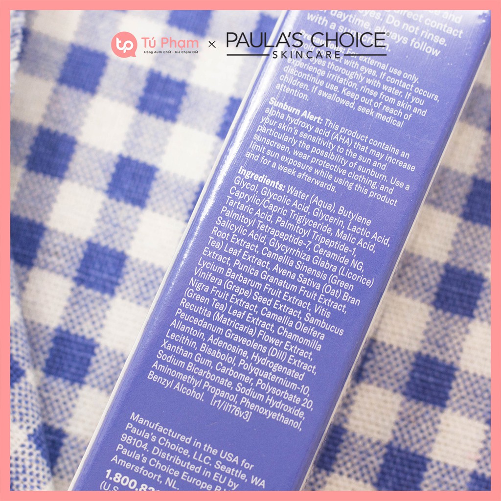 Tẩy Tế Bào Chết Paula's Choice Resist Advanced Smoothing Treatment 10% AHA 30ml