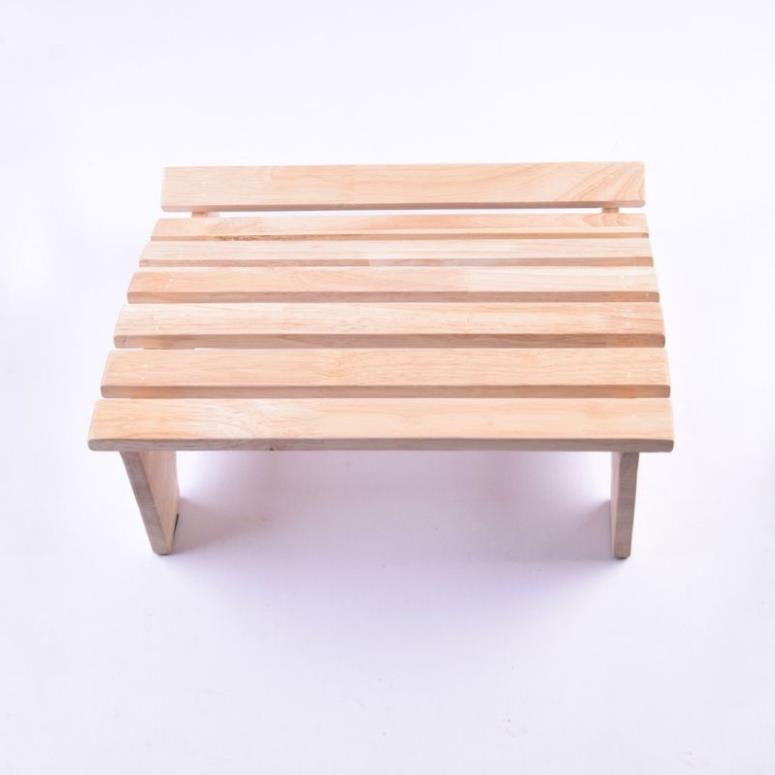 Ghế gỗ kê chân văn phòng - bàn học - bàn làm việc loại đẹp thoải mái [Free ship]