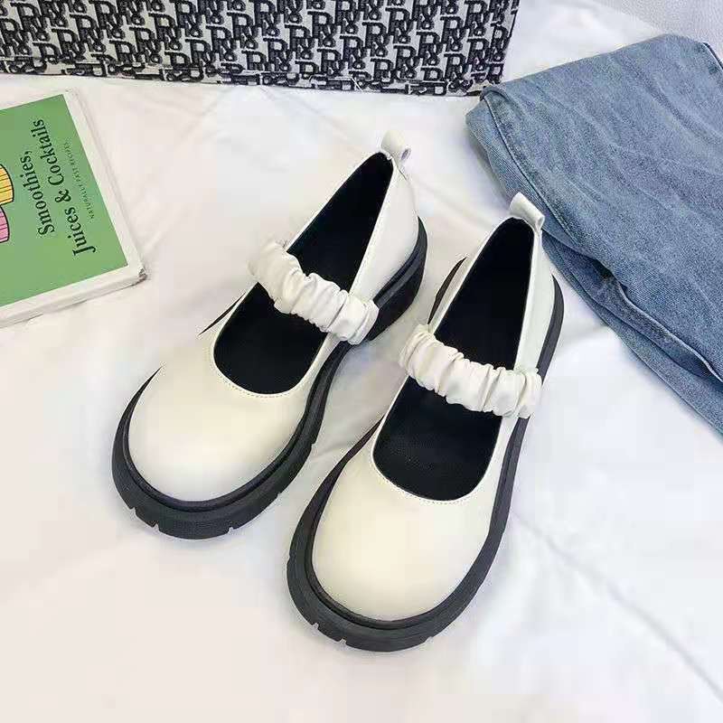 Giày Lolita quai chun nhún bèo êm chân mã CD02