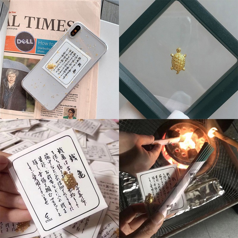 Tượng Rùa Vàng Mang Lại May Mắn Trang Trí