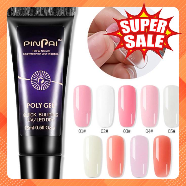 Bộ đắp gel gôm móng tay Pinpai