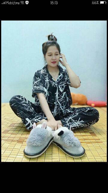 Đồ  bộ  pijama lụa  bigsize 60-67kg | BigBuy360 - bigbuy360.vn