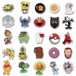 Set 10 / 40 / 80 Miếng Dán Trang Trí Hình Graffiti Độc Đáo