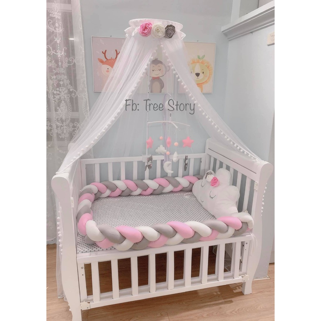 Màn cũi và khung treo màn, mùng chống muỗi, côn trùng cho bé Tree Story