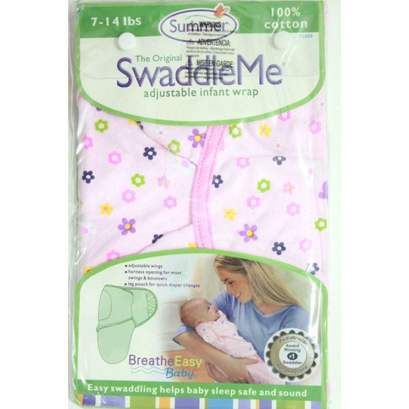 Ủ kén cho bé sơ sinh SWADDLEME Cotton co giãn cao cấp [Giúp Bé Ngủ Ngon Sâu Giấc Không Giật Mình]