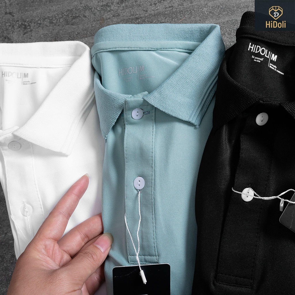 Áo polo nam trơn basic cổ bẻ cao cấp  vải cá sấu cotton dày dặn thoáng mát trẻ trung năng động