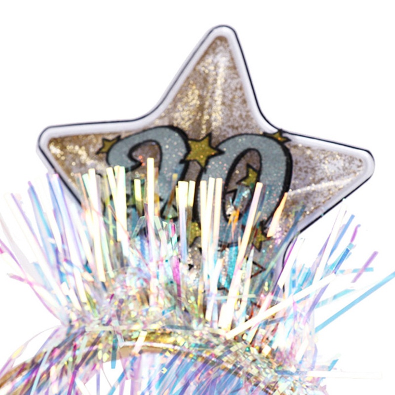 Cài Tóc Ngôi Sao Năm Mới 2022 Đính Kim Tuyến Lấp Lánh