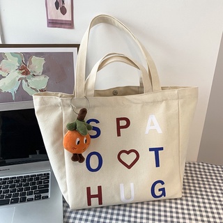 Túi xách canvas cỡ lớn thời trang hàn quốc cho nữ