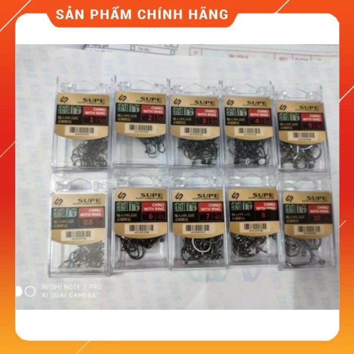 [Lưỡi Câu Chính Hãng] Lưỡi Câu SUPER Chinu Siêu Chuẩn Đủ Size