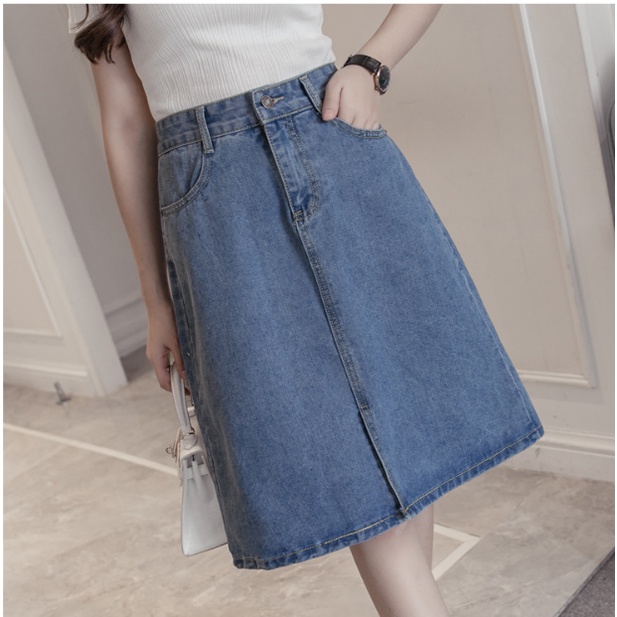 Chân váy jeans phong cách Ulzzang năng động