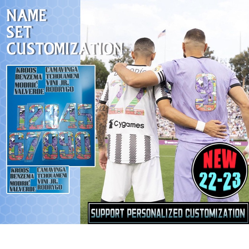 Áo Thun Số 22-23 Juventus Real Madrid stars