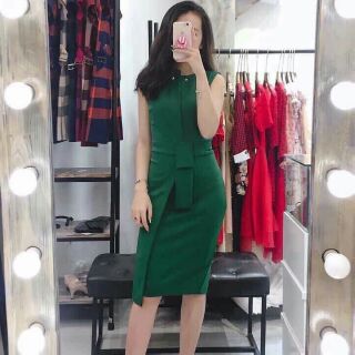 ĐẦM BODY SÁT NÁCH CÁCH ĐIỆU ( tặng cài áo như hình)