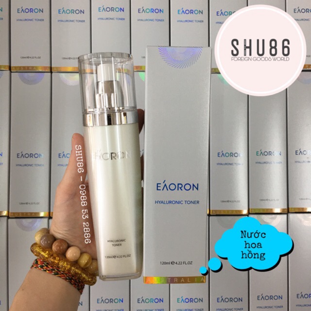 Nước hoa hồng Eaoron - Eaoron Hyaluronic Toner 120 ml của Úc