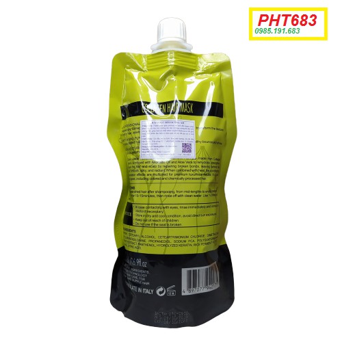 [Tặng Mũ] HẤP PHỤC HỒI DƯỠNG ẨM COLLAGEN DELOFIL ARGAN OIL - PROTEIN - MAGIC COMPLEX 500ml Túi | BigBuy360 - bigbuy360.vn