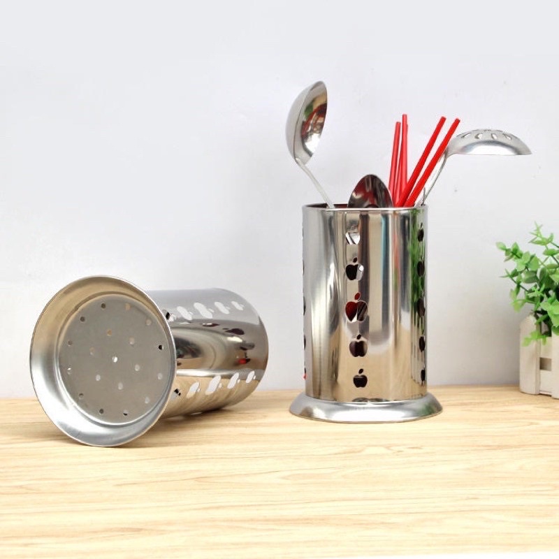 Ống đựng đũa bằng inox, hàng thông dụng chuyên sử dụng trong quán ăn nhà hàng, bếp ăn công nghiệp, ống đũa inox thân đục