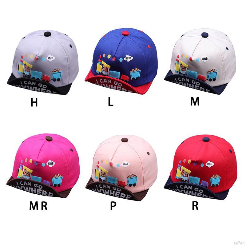 Nón kết vành mềm họa tiết dễ thương cho bé