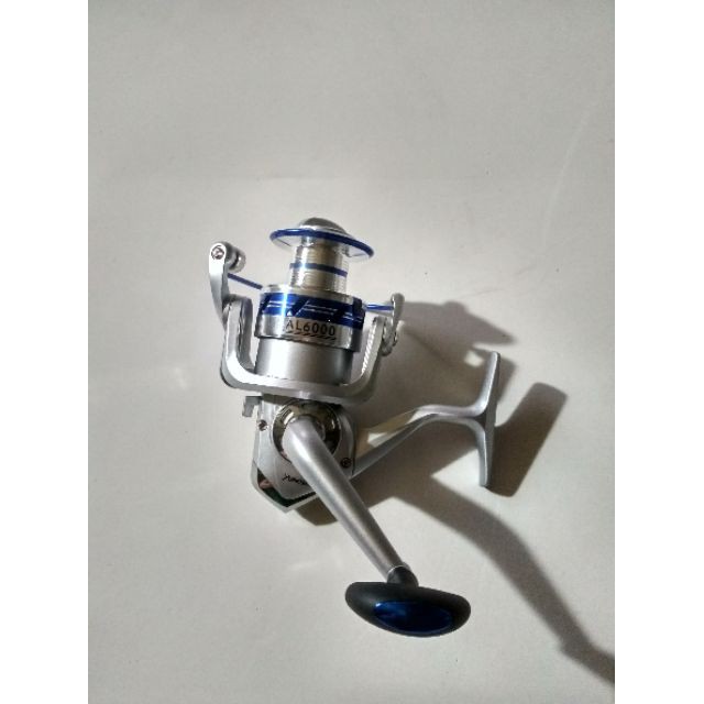 Combo bộ cần câu shimano 2 khúc đặc 2m10, máy yumoshi AL 6000