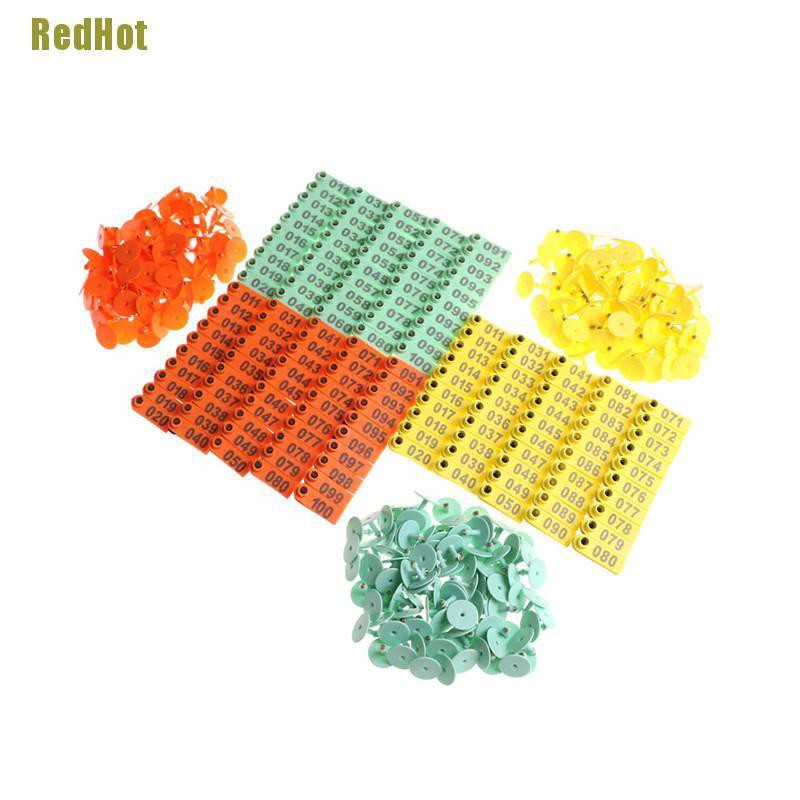 Bộ 100 Phụ Kiện Đánh Dấu Tai Động Vật Đặc Biệt