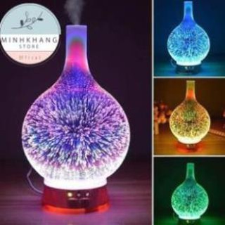 Máy Xông Tinh Dầu, Khuếch tán tinh dầu, Phun sương Lọ hoa 3D