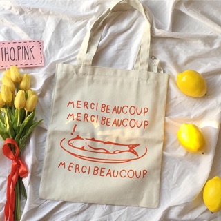 túi tote túi vải merci beaucoup