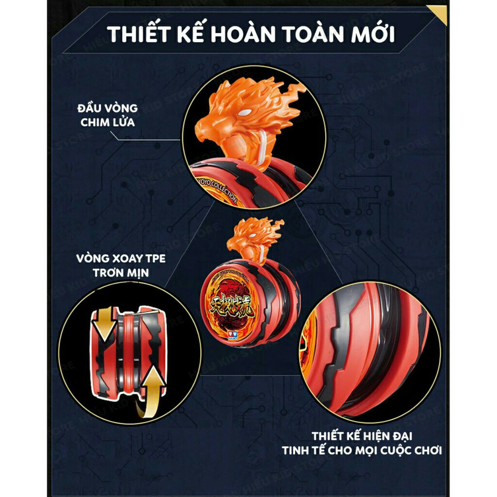 Con quay YOYO mãng xà linh thú,thần rồng cho các bé.Kaori86