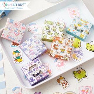 Set 45 hình dán Flowertree trang trí sổ tay dễ thương